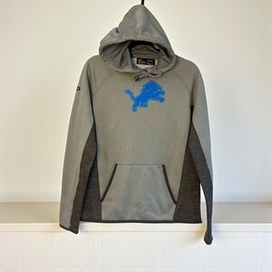 Detroit Lions Under Armour NFL Combine Authentic Hoodie Long Sleeve Small